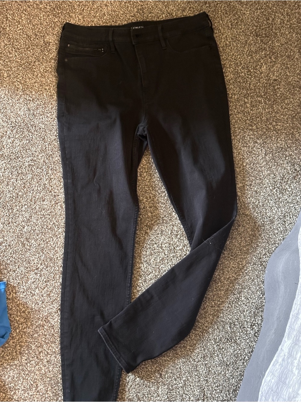 Athleta Black Straight Leg Jean